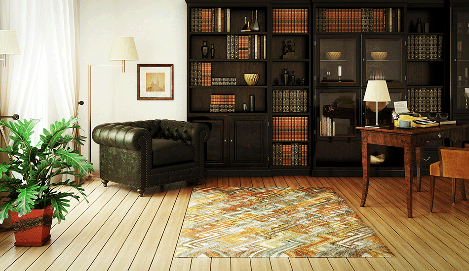 Traditional Home Library / Home Office