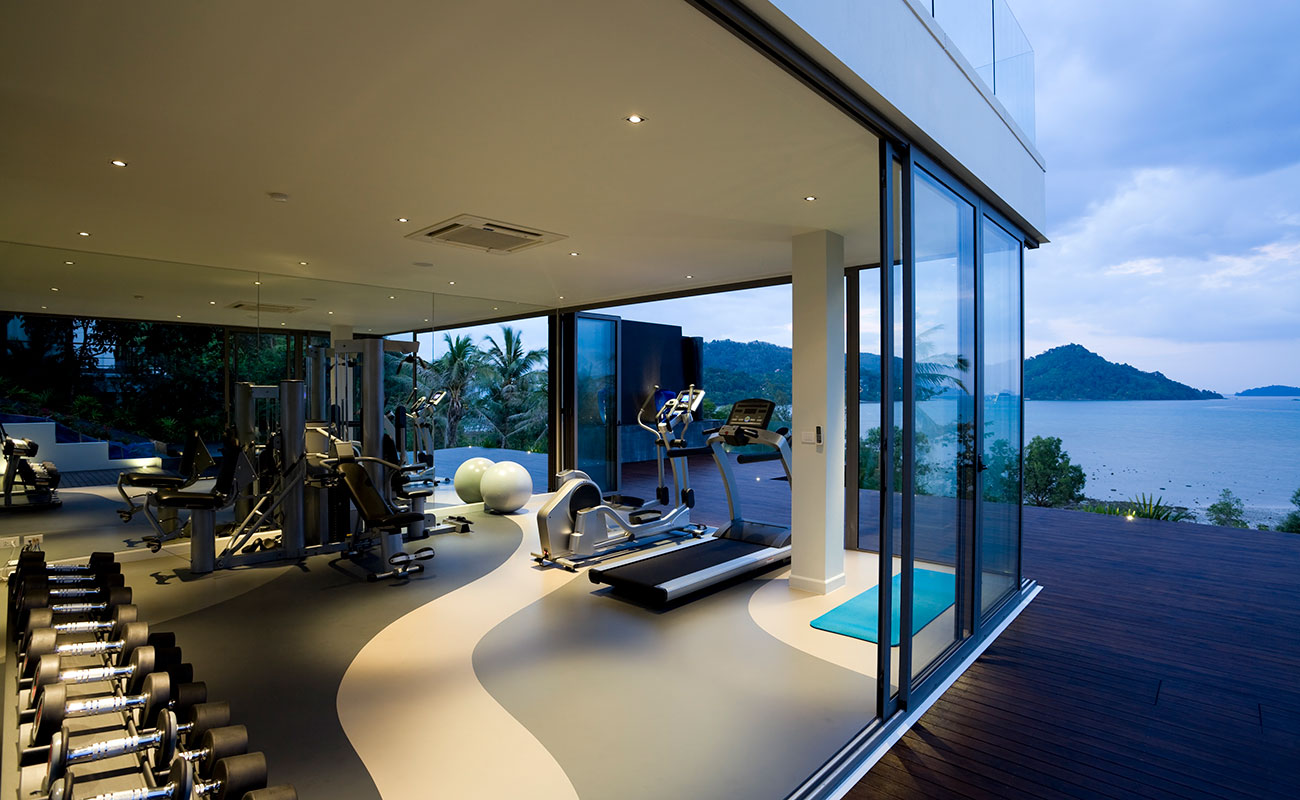 Luxury home gym