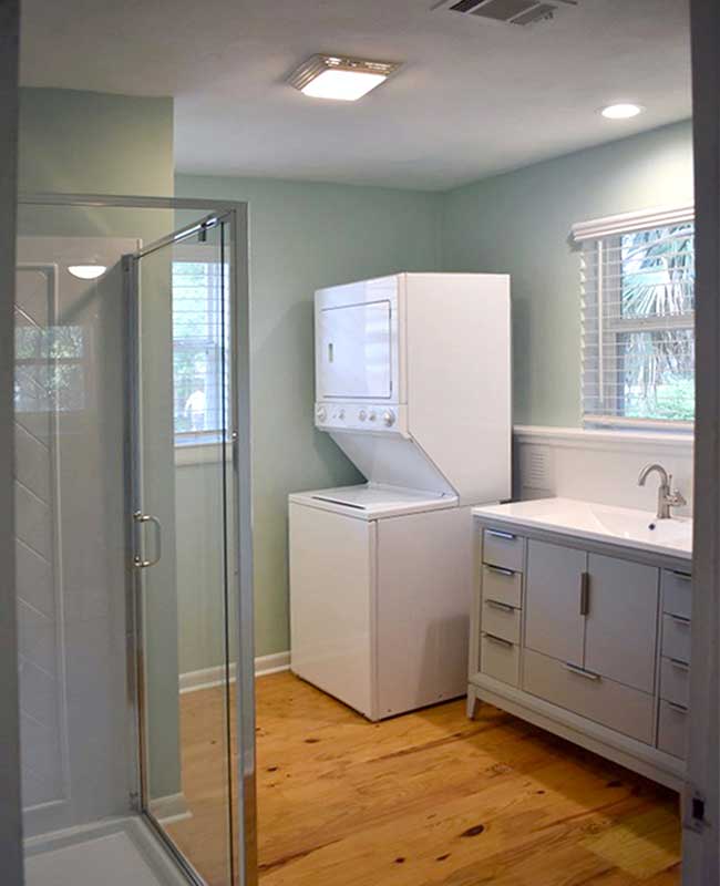 shower addition renovation