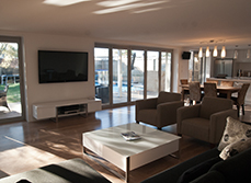 completed excavation renovation project