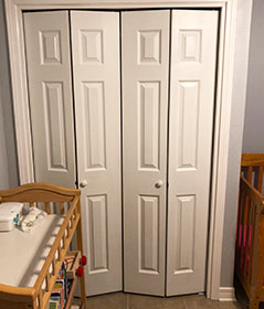 A Pensacola dining room to bedroom conversion