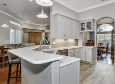 A Bathroom, Kitchen & Living Room Transformation in Pensacola