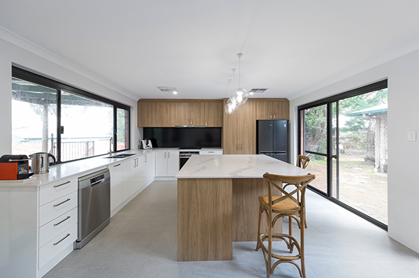 Open plan living room