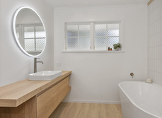 Minimalist Design Creates Spacious Bathrooms in Chartwell family home
