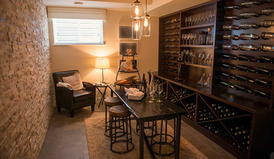 Garage to Wine Cellar Conversion