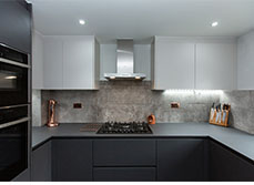 Masculine kitchen renovation in cambridge