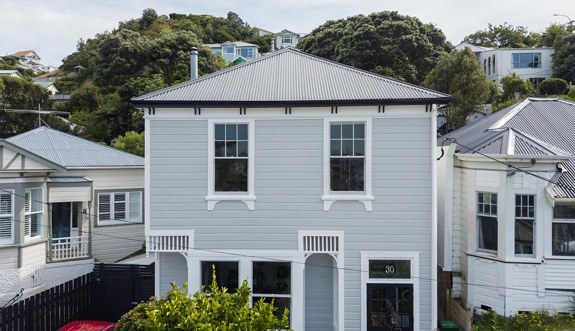 An Improved First Impression for Character Villa in Island Bay, Wellington