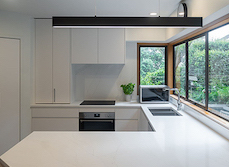 An elegant new kitchen transforms everyday life in this bungalow.