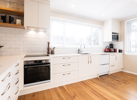 White kitchen cabinetry