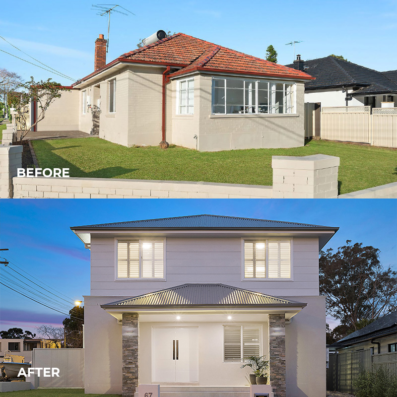 second-storey home additions before and after