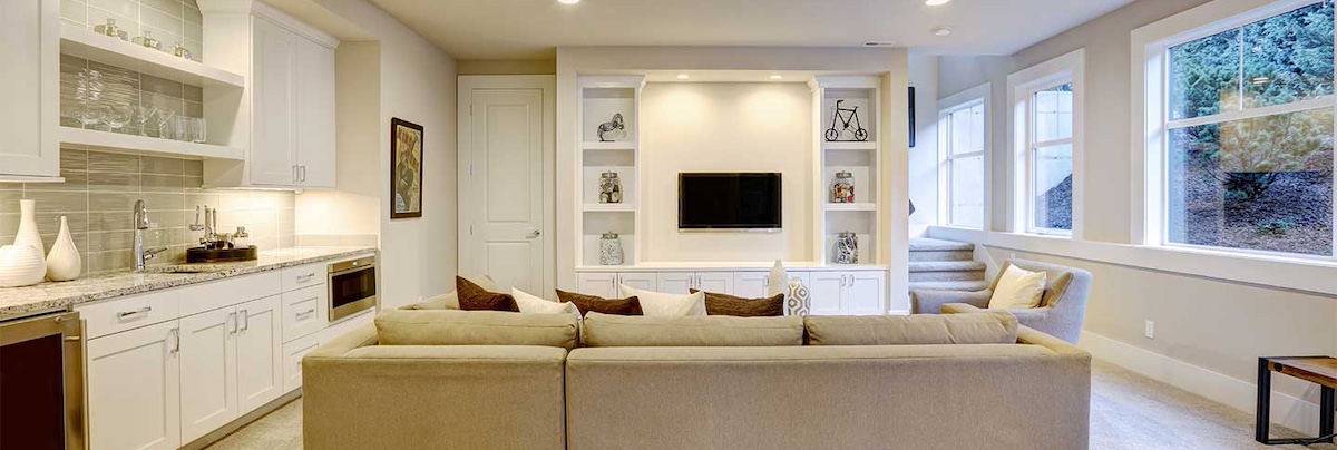 Garage conversion to living room space