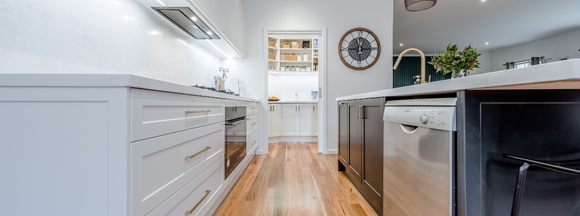 renovated gallery kitchen