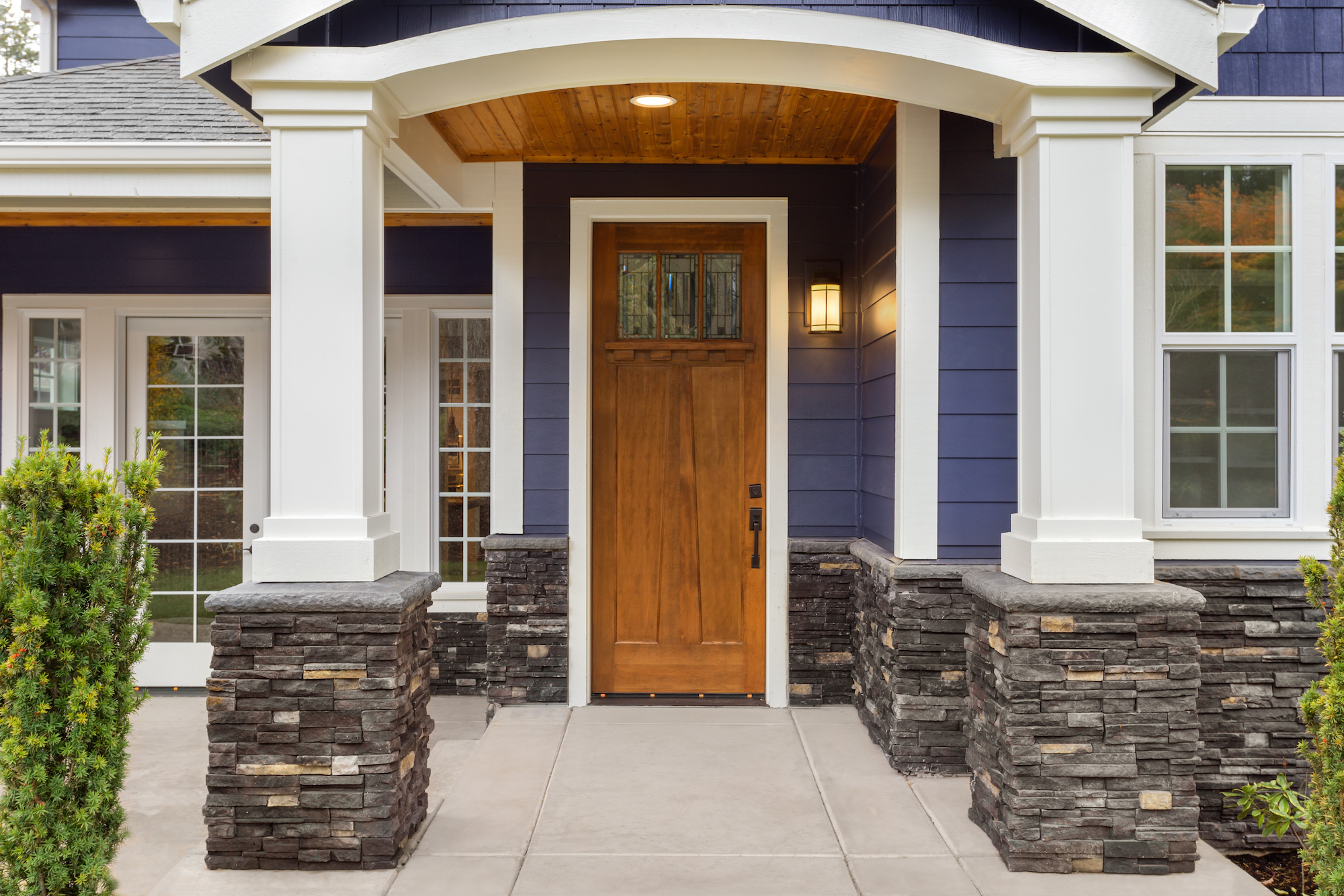 Exterior home entrance way